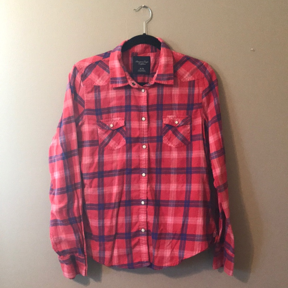American Eagle button down flannel